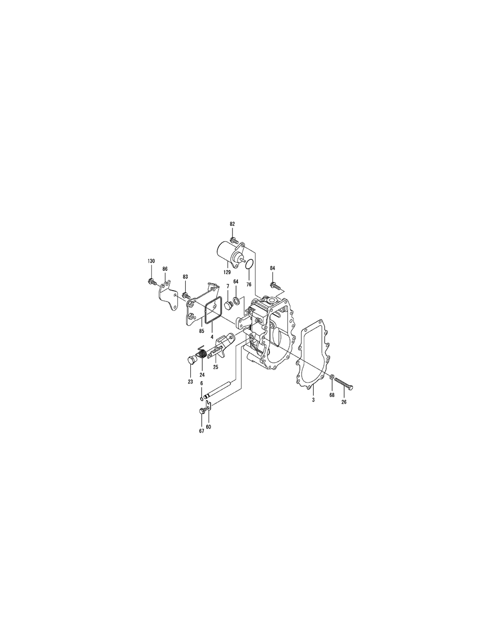 Engine Governor Diagram and Parts List for SX3100 54ALB4S727-54ALB4SW727-54ALB4SX727-54ALB4SY727-54ALB4SZ727-54AMB4S727-54AMB4SW727-54AMB4SX727-54AMB4SY727-54AMB4SZ727 Cub Cadet Lawn Tractor